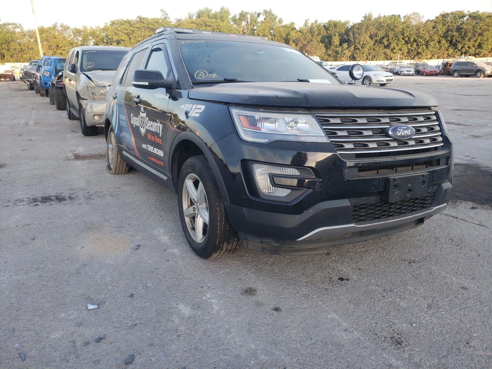 FORD EXPLORER X 2017 with VIN 1FM5K8D87HGA80605 - Photo from auction