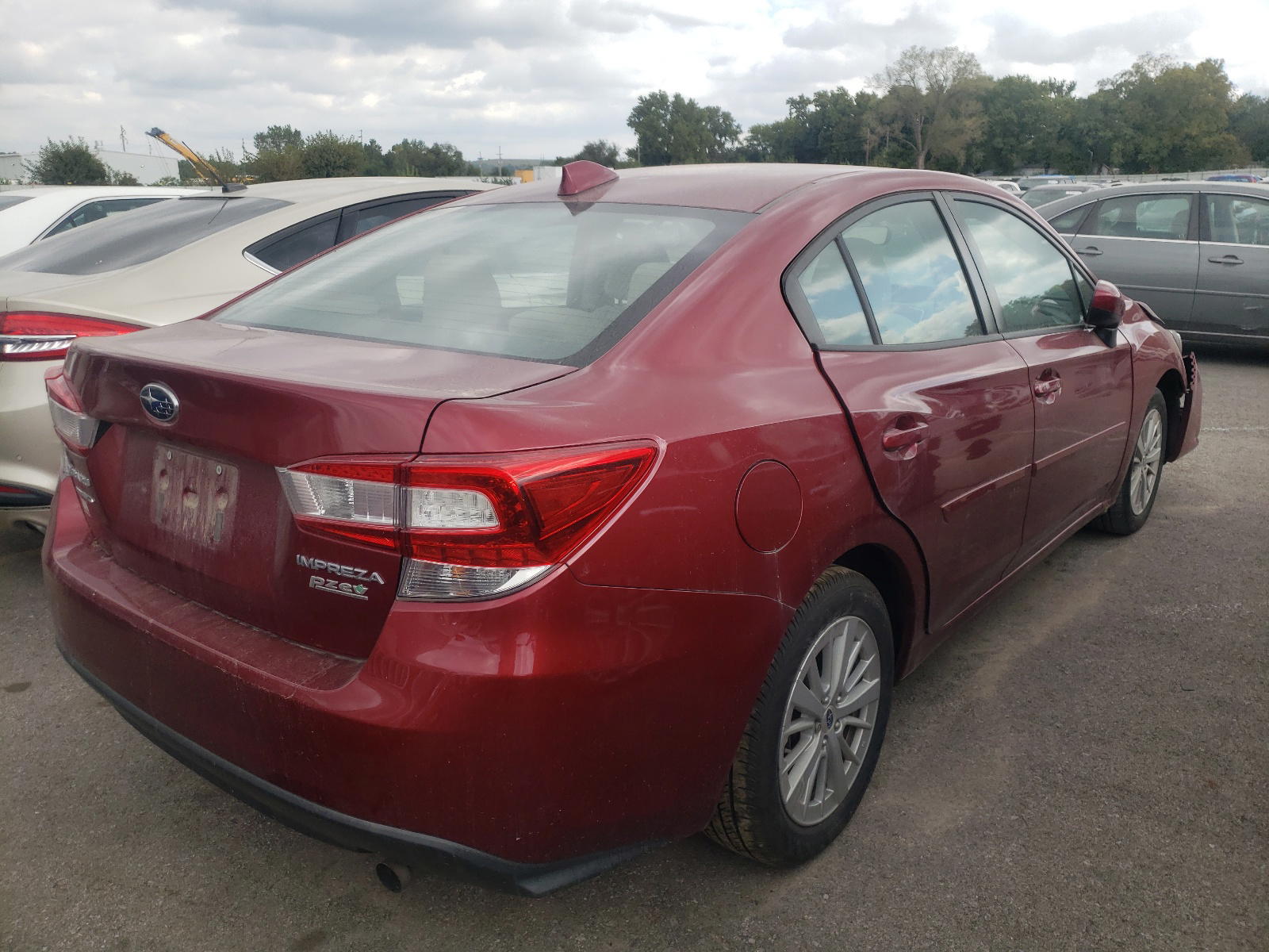 Photo 4 from auction – 2017 SUBARU IMPREZA PR with VIN 4S3GKAD61H3628608
