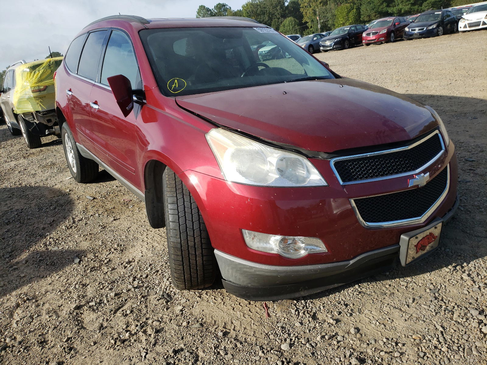 Photo 9 from auction – 2011 CHEVROLET TRAVERSE L with VIN 1GNKRGED6BJ122952