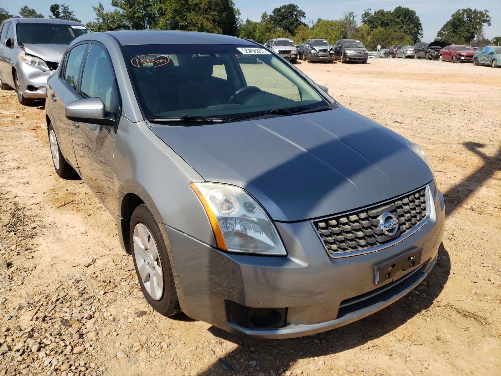 NISSAN SENTRA 2007 with VIN 3N1AB61E07L677786 - Photo from auction
