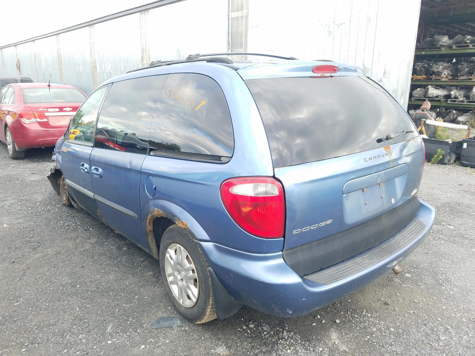 Photo 3 from auction – 2007 DODGE CARAVAN SE with VIN 1D4GP25R77B106508