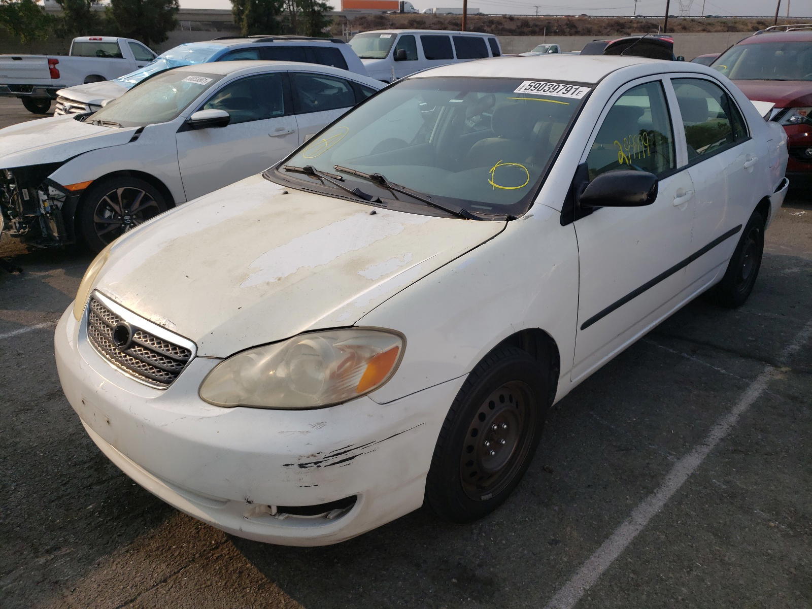 Photo 14 from auction – 2007 TOYOTA COROLLA with VIN JTDBR32E270119400
