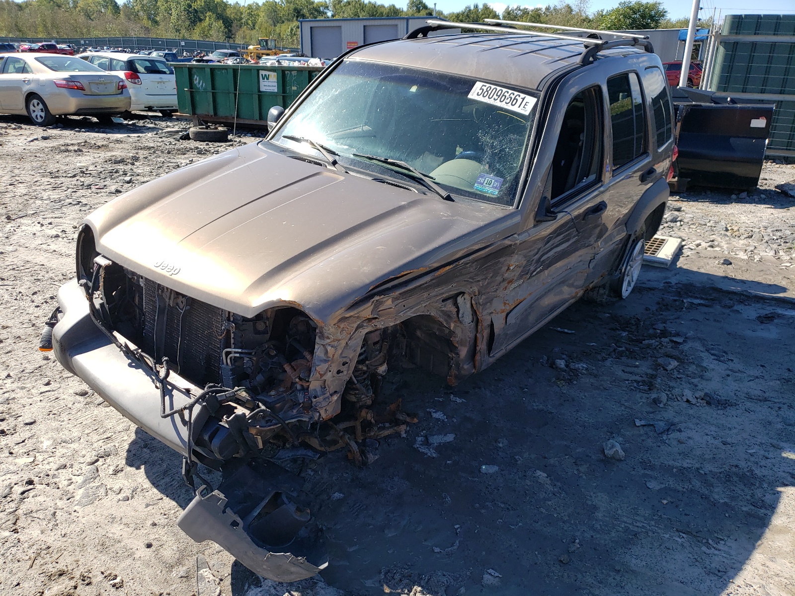 Photo 2 from auction – 2002 JEEP LIBERTY SP with VIN 1J4GL48K82W165291
