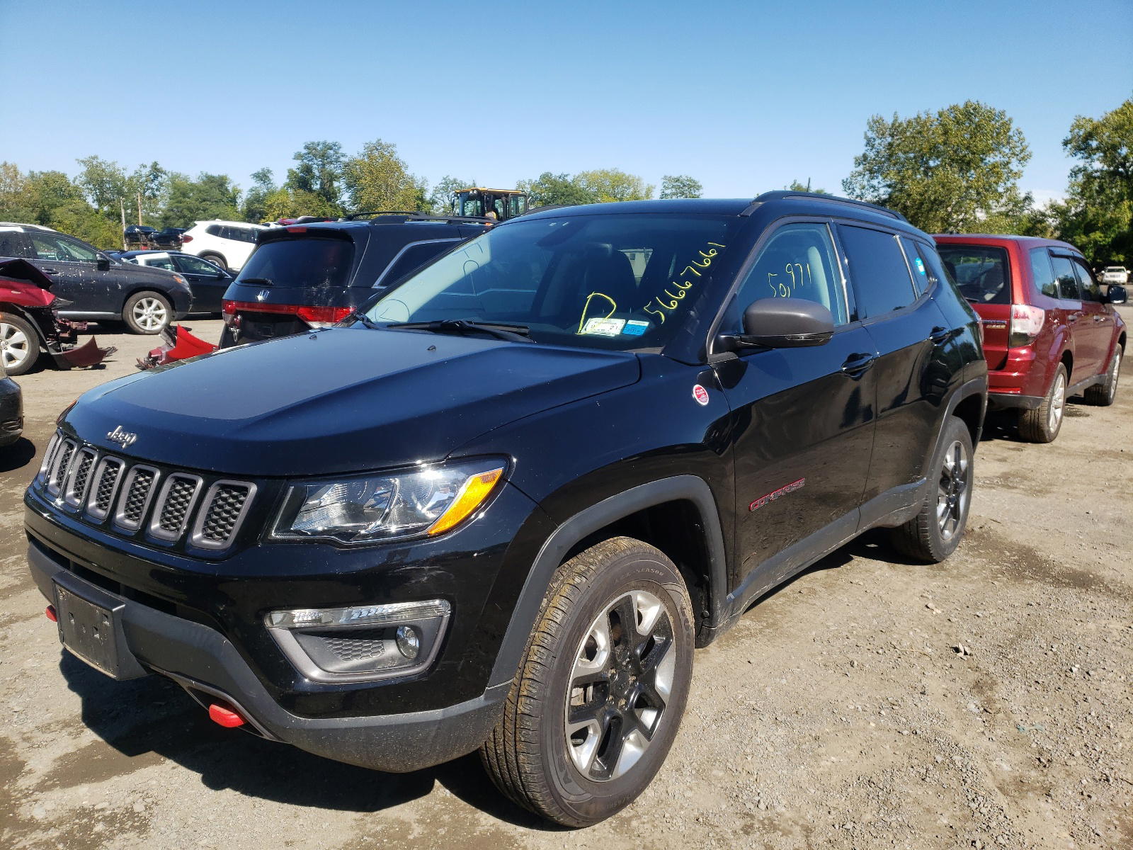 Photo 2 from auction – 2017 JEEP COMPASS TR with VIN 3C4NJDDB0HT641430