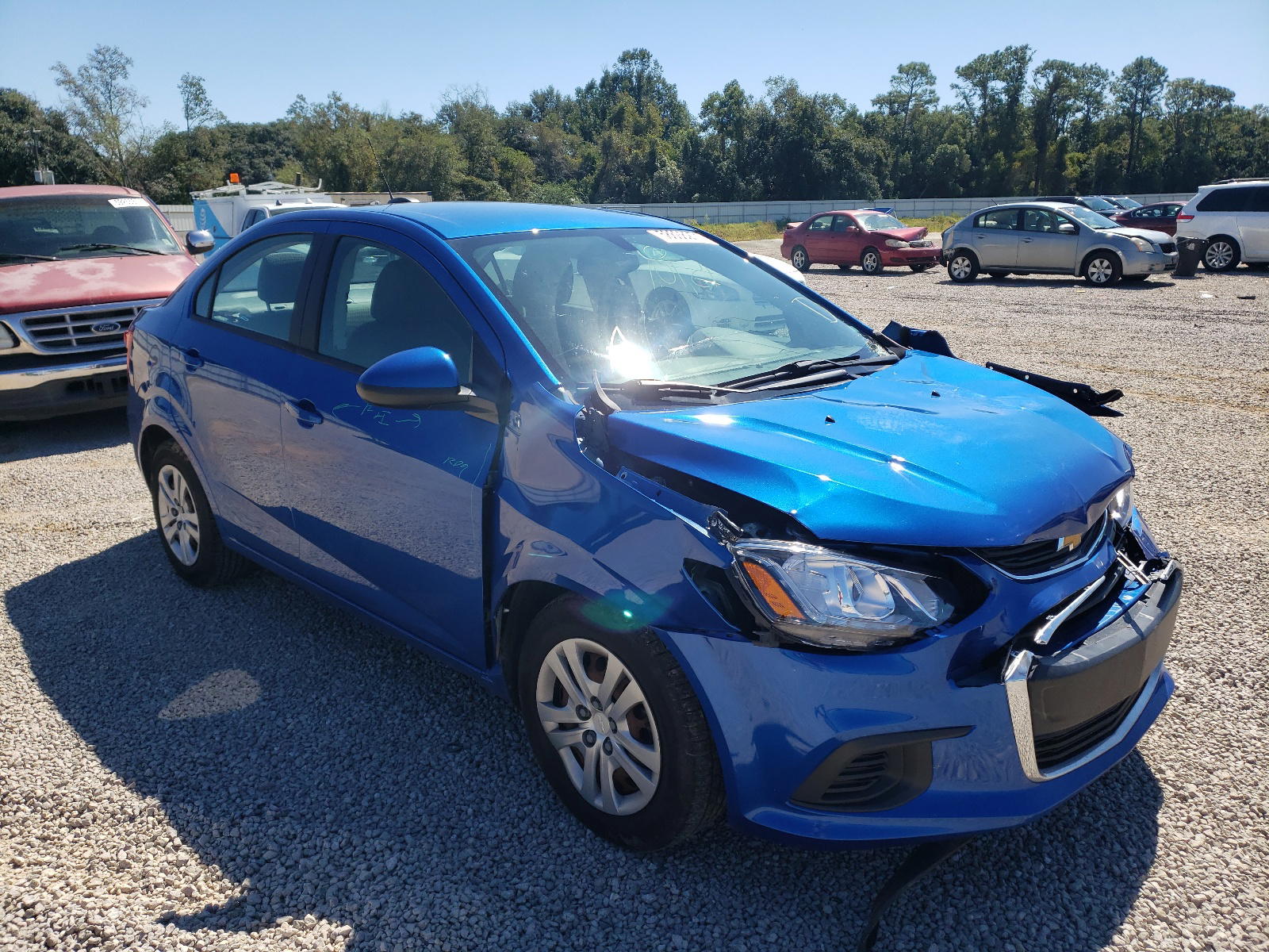 CHEVROLET SONIC 2017 with VIN 1G1JB5SH3H4160854 - Photo from auction