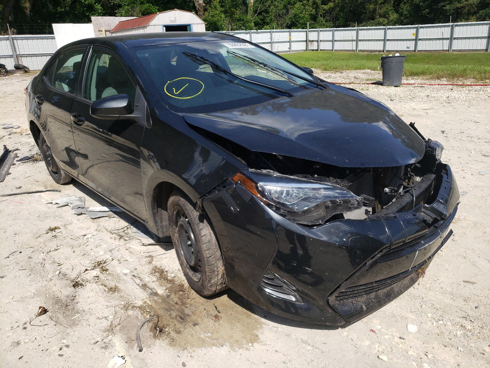 TOYOTA COROLLA L 2019 with VIN 5YFBURHEXKP910152 - Photo from auction