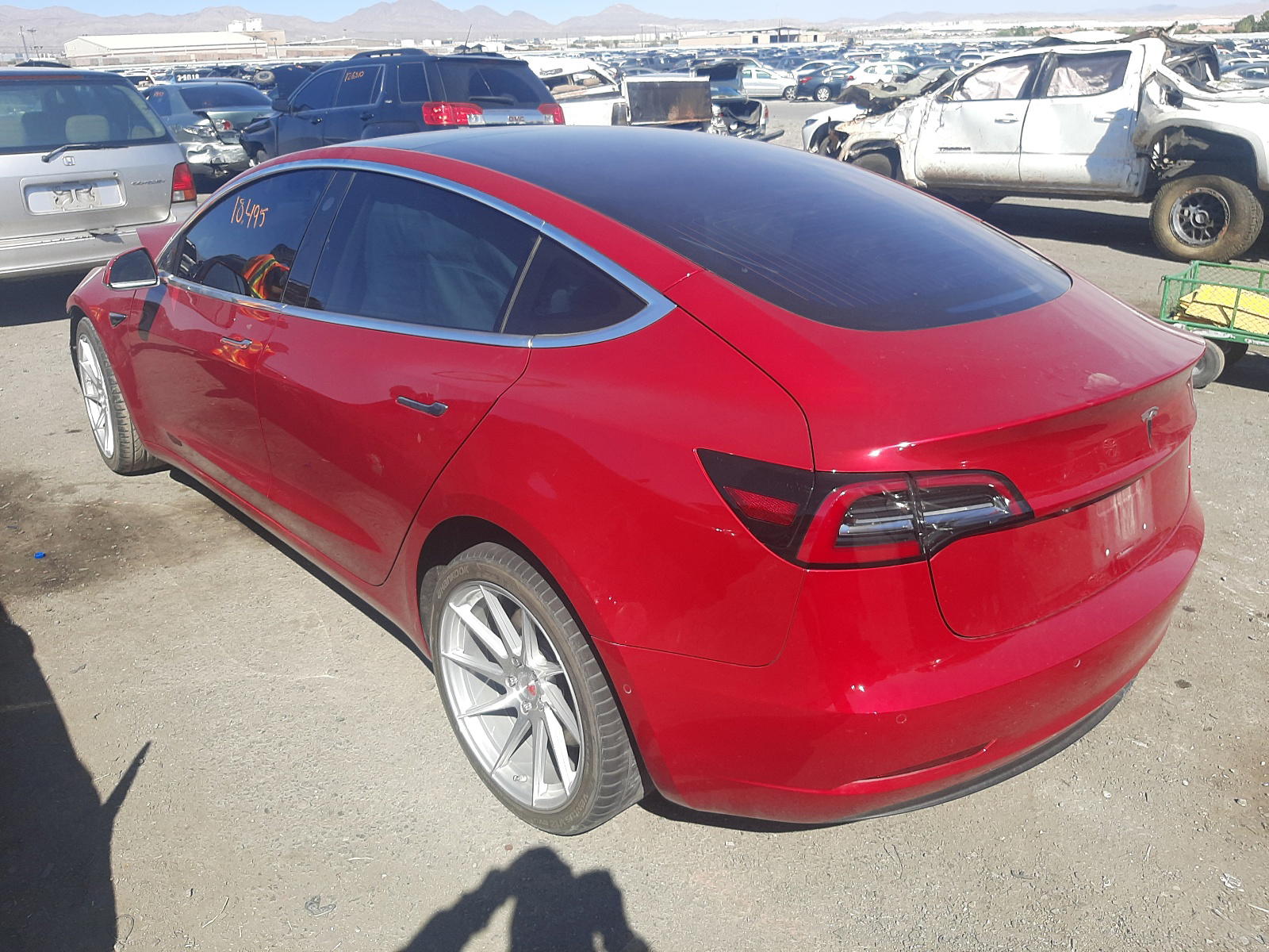 Photo 3 from auction – 2018 TESLA MODEL 3 with VIN 5YJ3E1EA7JF014521