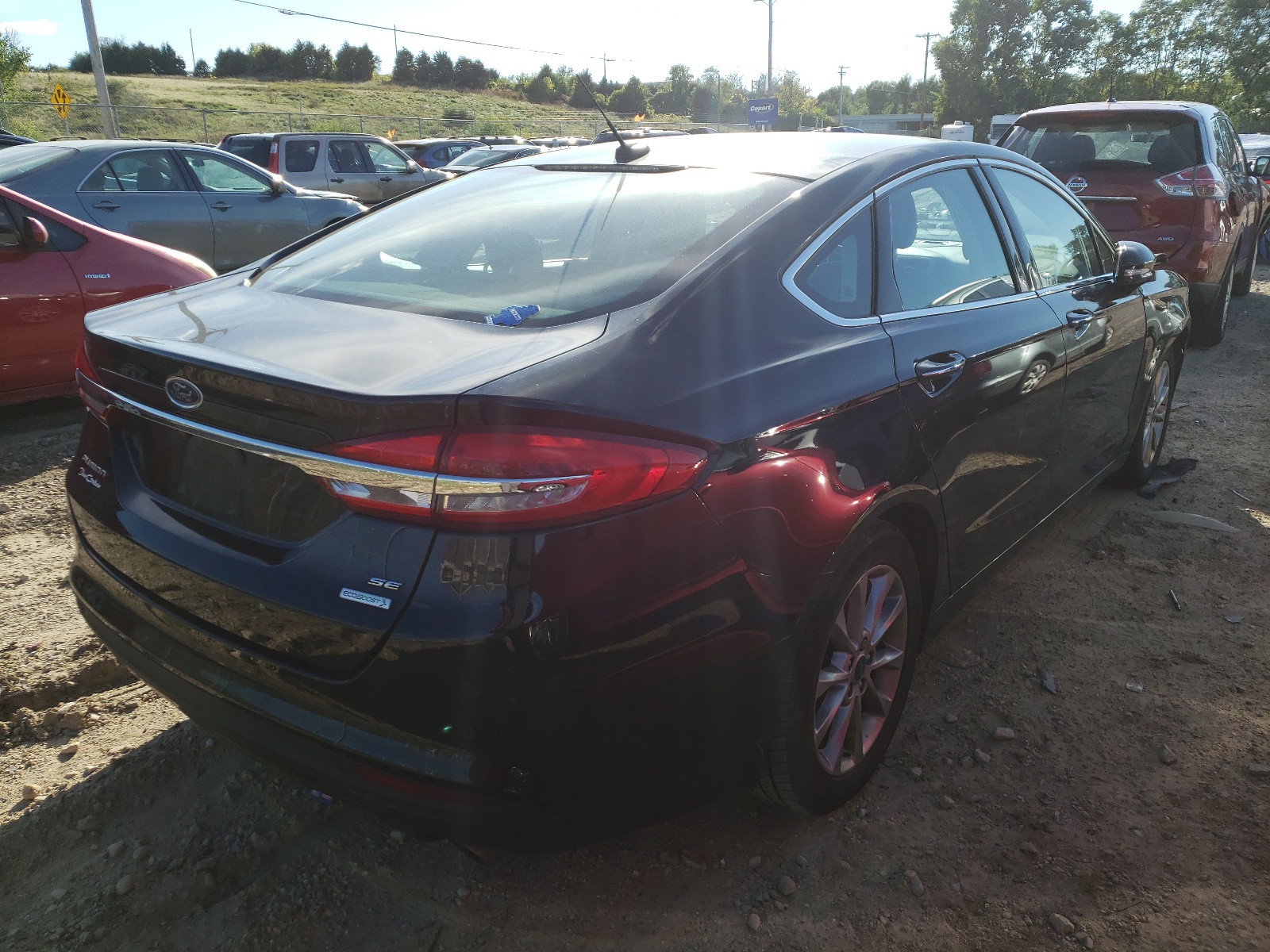 Photo 4 from auction – 2017 FORD FUSION SE with VIN 3FA6P0HD5HR311177