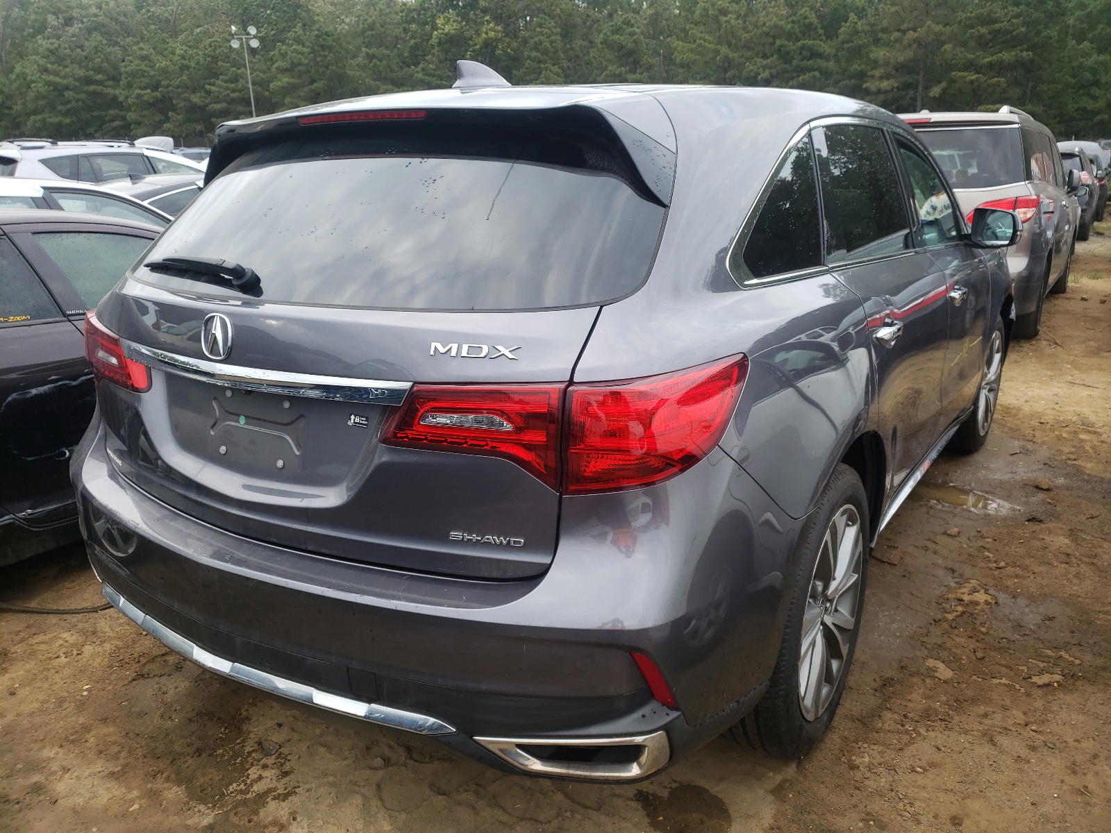 Photo 4 from auction – 2017 ACURA MDX TECHNO with VIN 5FRYD4H58HB032883