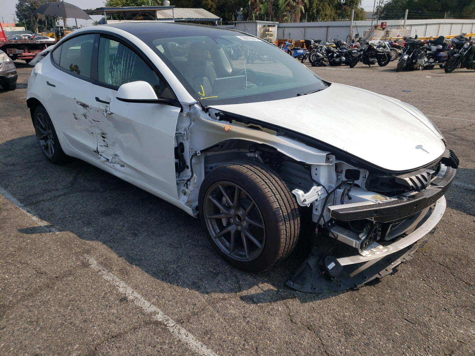 TESLA MODEL 3 2021 with VIN 5YJ3E1EA1MF940241 - Photo from auction