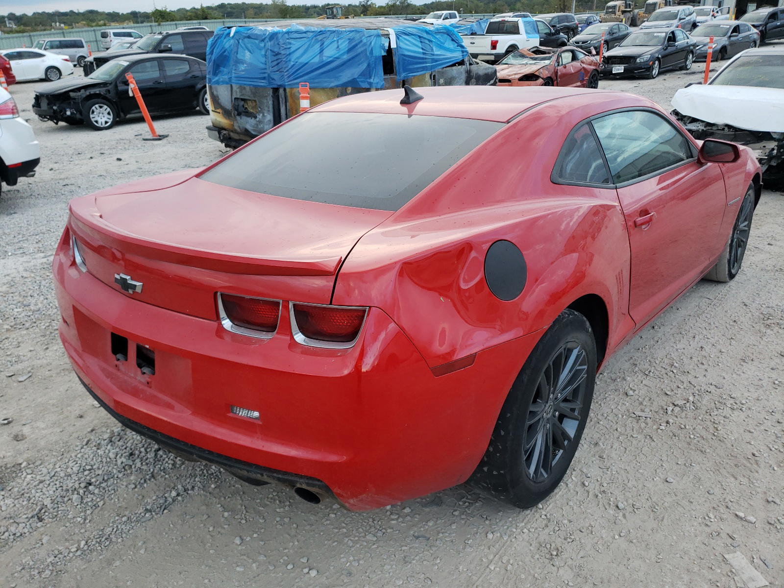 Photo 4 from auction – 2012 CHEVROLET CAMARO LS with VIN 2G1FA1E34C9165519