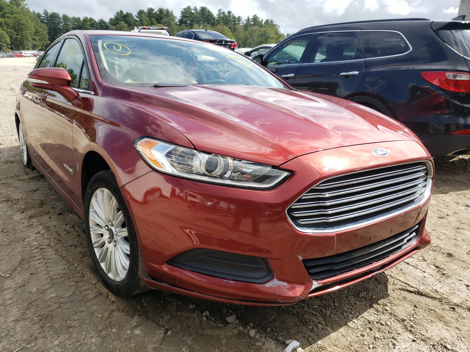 FORD FUSION SE 2014 with VIN 3FA6P0LU0ER288071 - Photo from auction