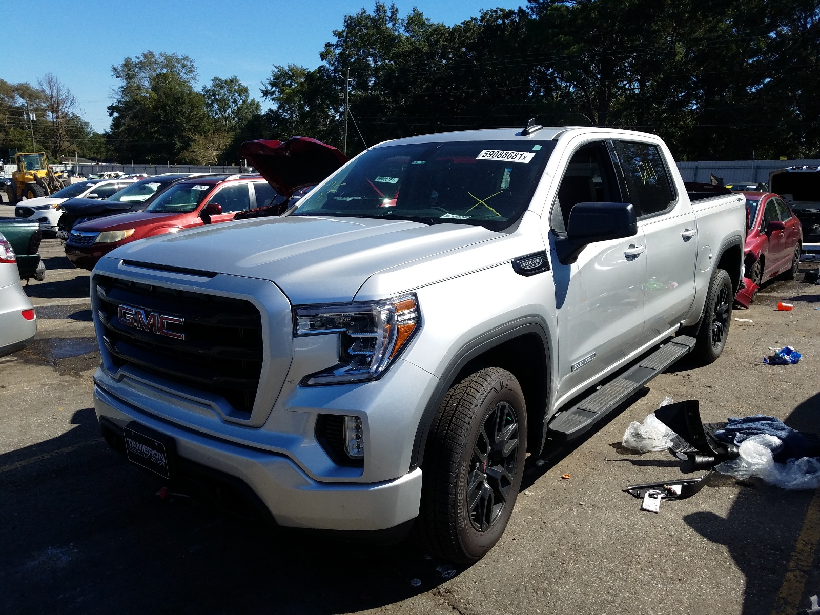 Photo 2 from auction – 2021 GMC SIERRA K15 with VIN 3GTU9CED9MG371311