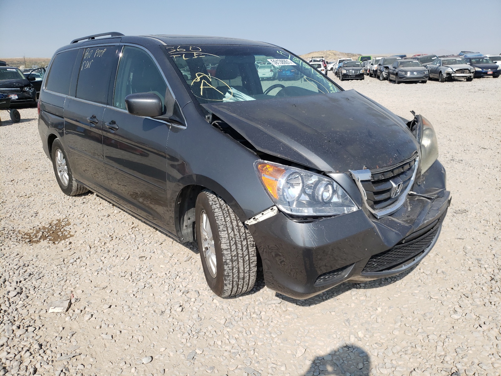 HONDA ODYSSEY EX 2010 with VIN 5FNRL3H63AB039886 - Photo from auction