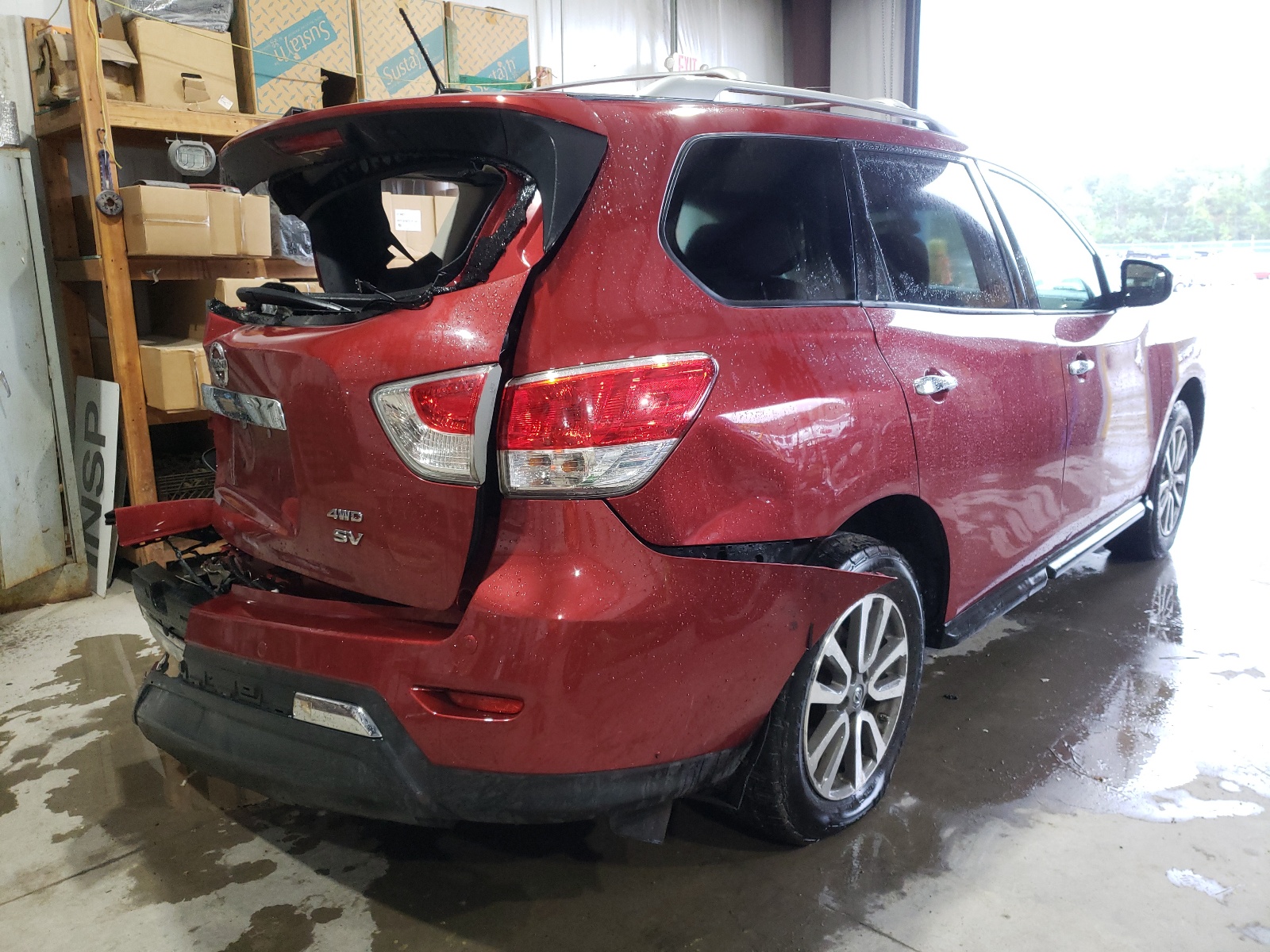 Photo 4 from auction – 2013 NISSAN PATHFINDER with VIN 5N1AR2MM1DC604031