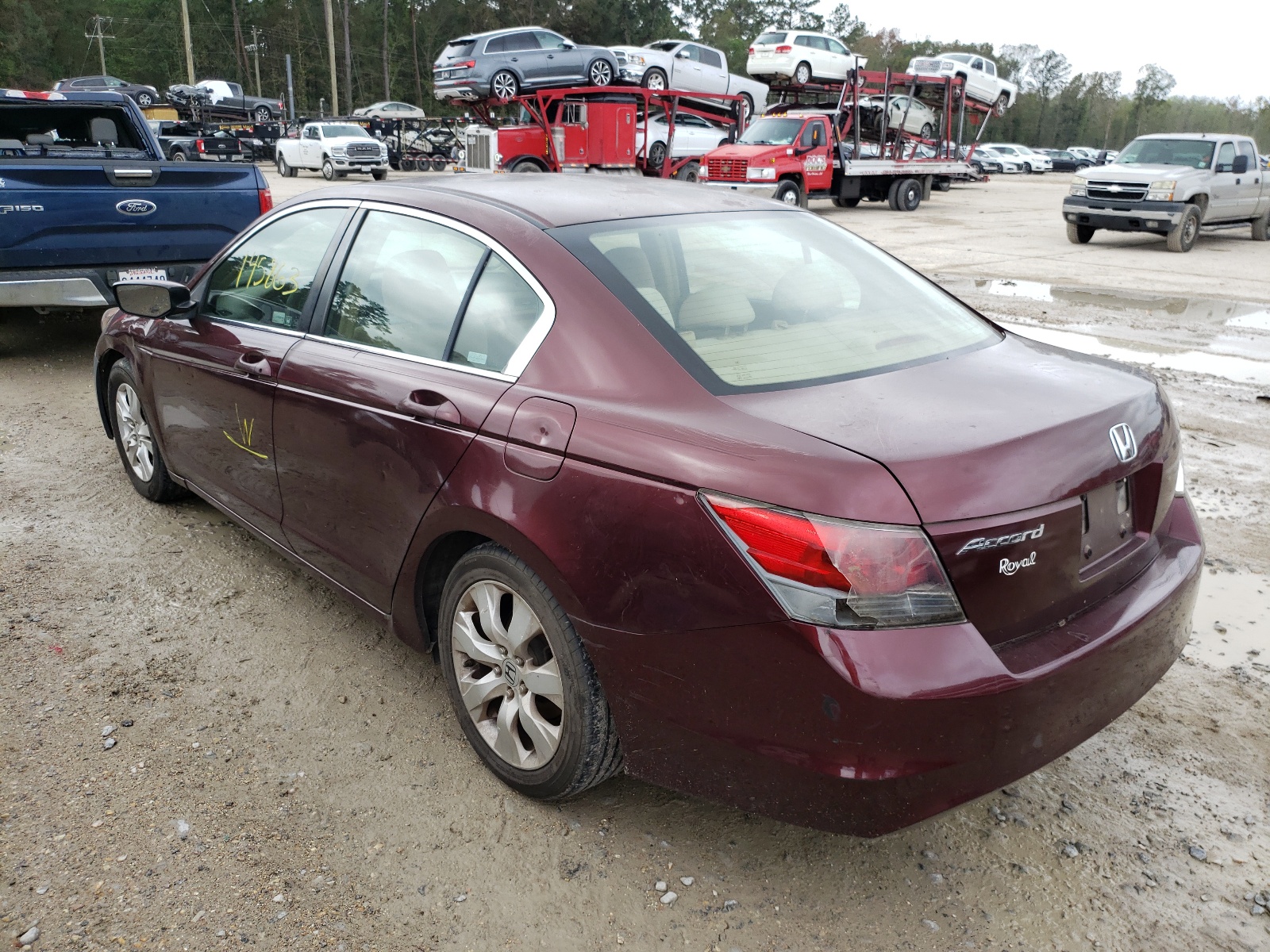 Photo 3 from auction – 2008 HONDA ACCORD EX with VIN JHMCP26748C031916