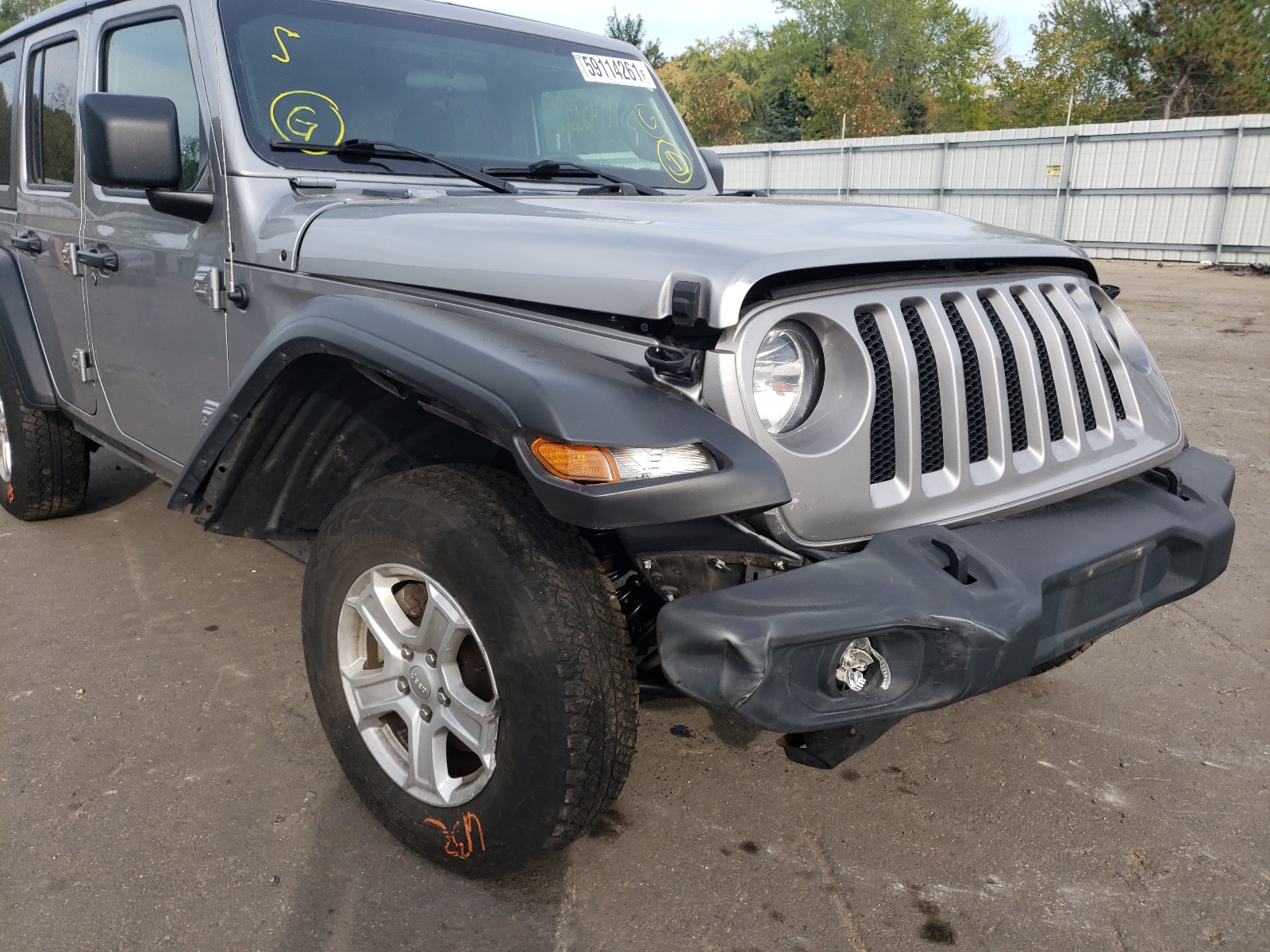 Photo 9 from auction – 2020 JEEP WRANGLER U with VIN 1C4HJXDN1LW155110