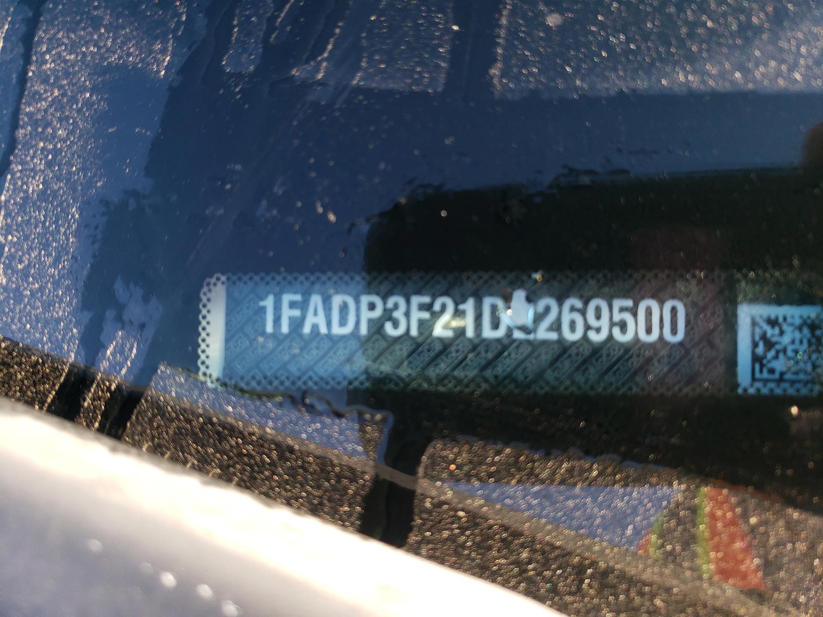 Photo 10 from auction – 2013 FORD FOCUS SE with VIN 1FADP3F21DL269500