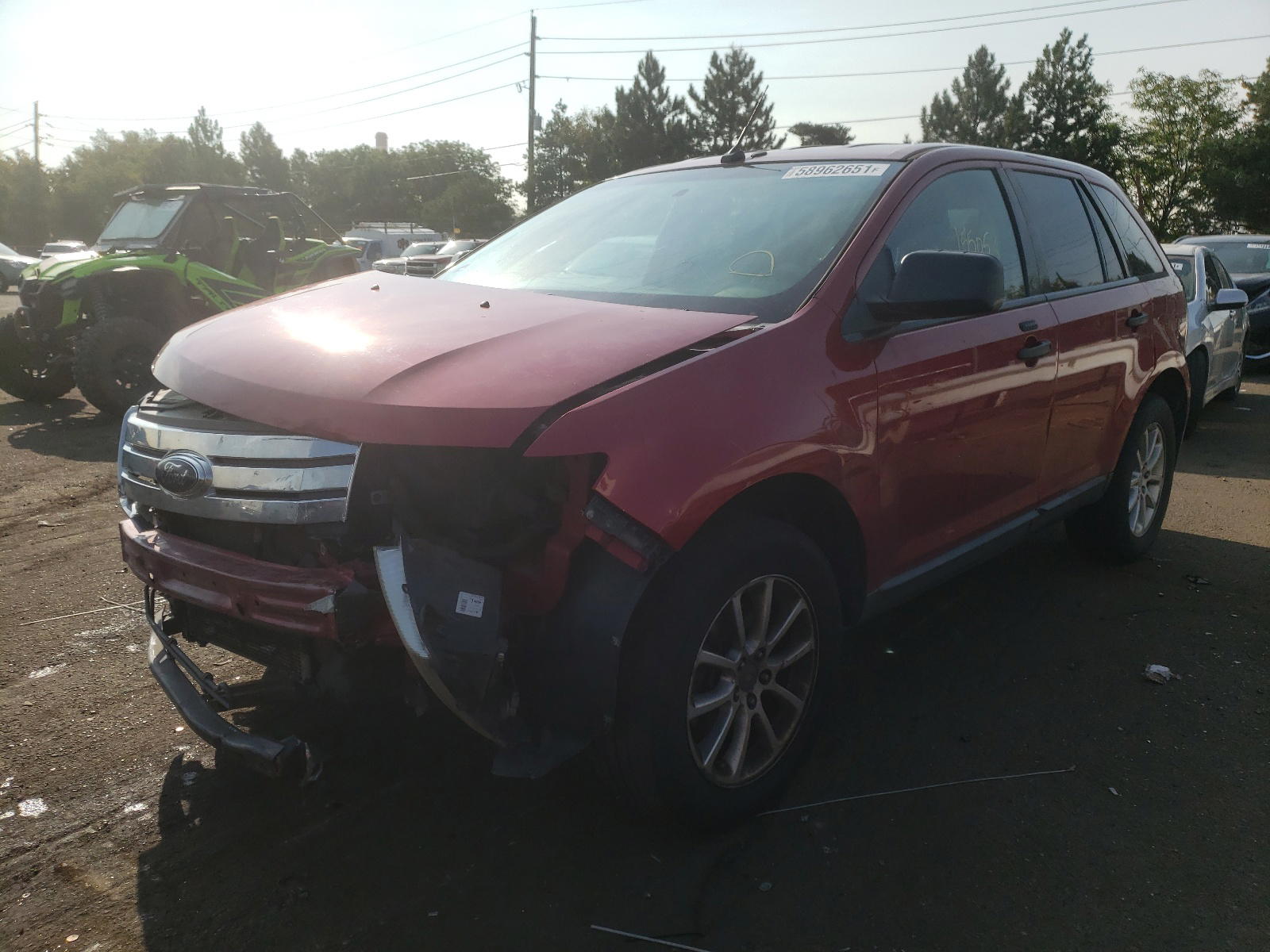Photo 2 from auction – 2008 FORD EDGE SE with VIN 2FMDK46C18BB26152