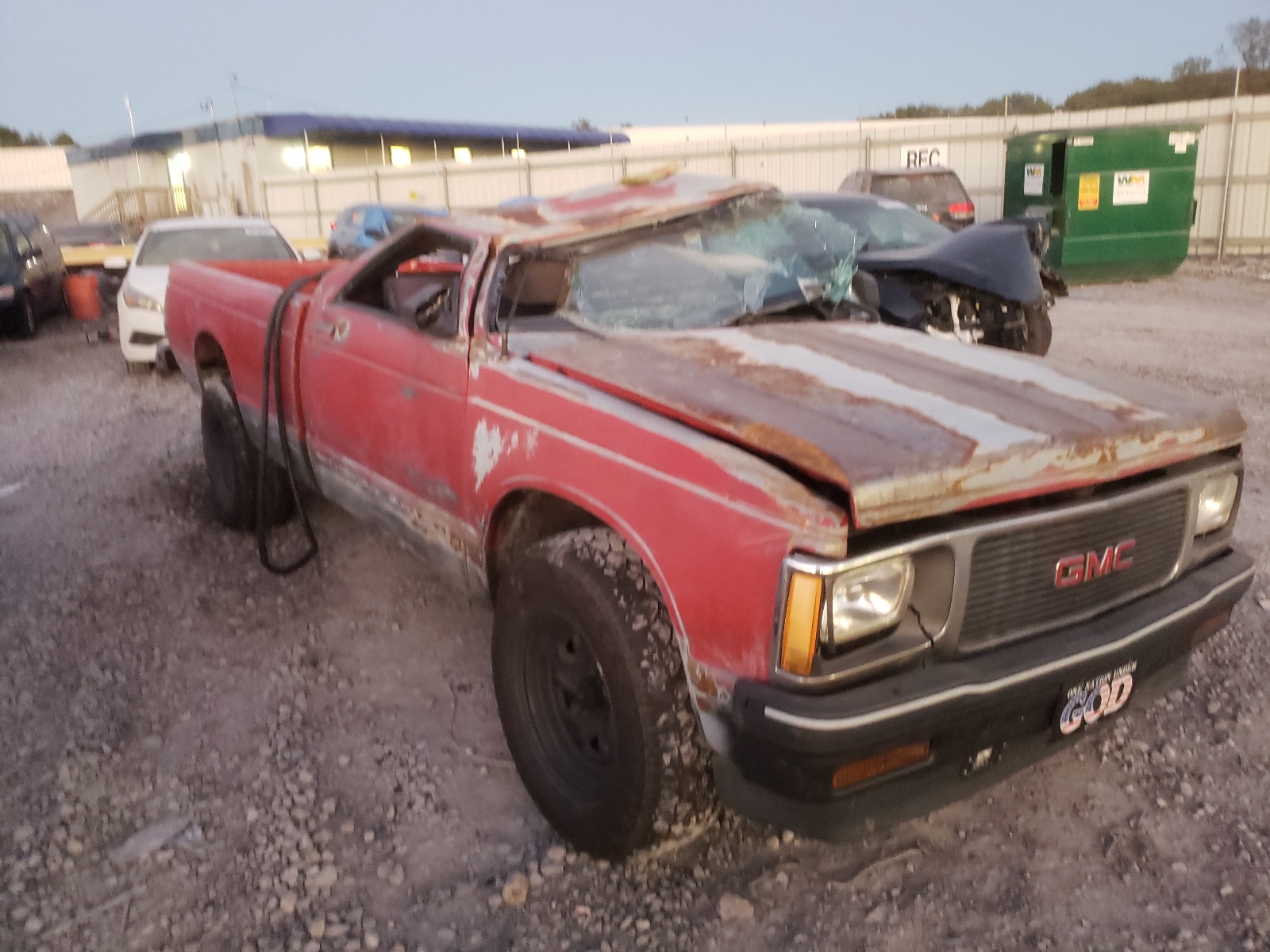 Photo 1 from auction – 1991 GMC SONOMA with VIN 1GTCS14Z7M2527081