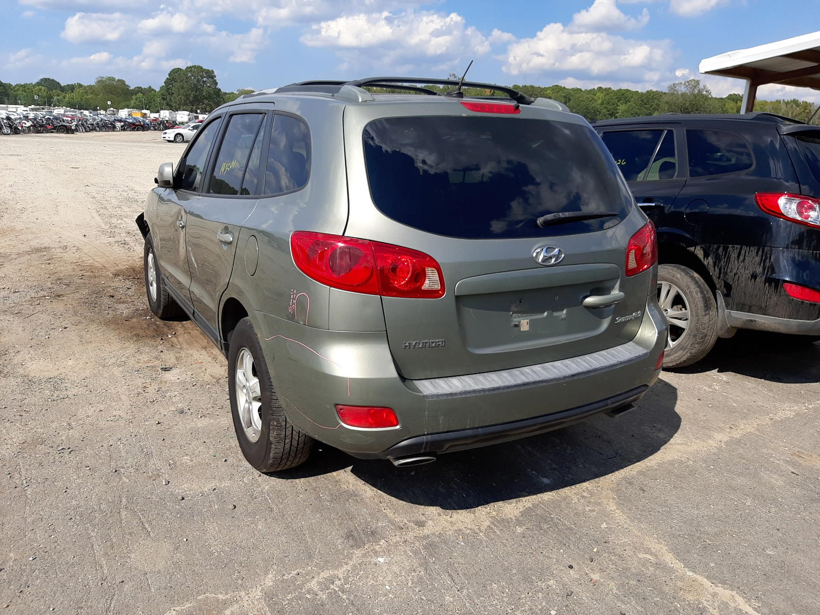 Photo 3 from auction – 2007 HYUNDAI SANTA FE G with VIN 5NMSG13D07H094951