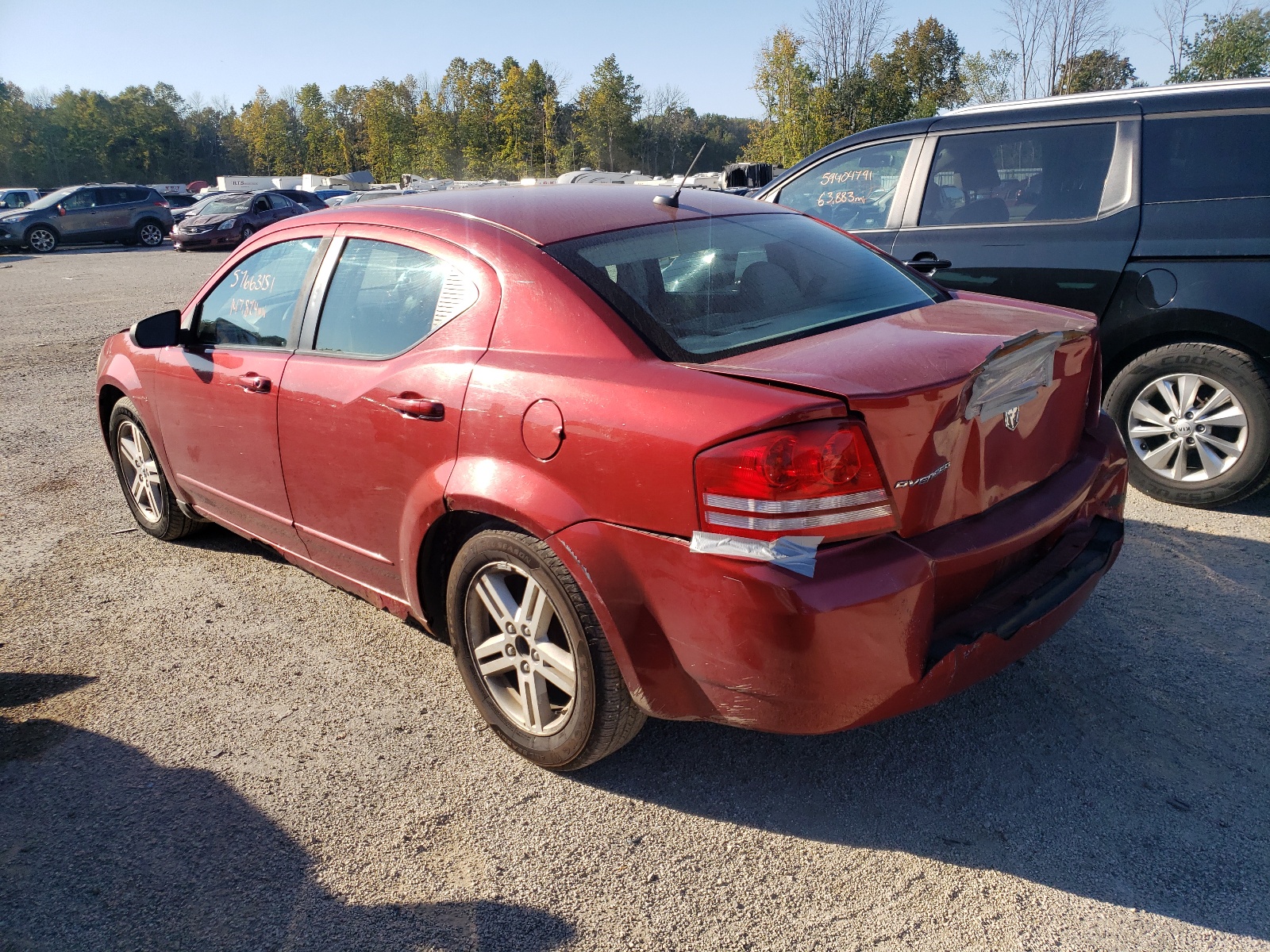Photo 3 from auction – 2008 DODGE AVENGER SX with VIN 1B3LC56K48N603298