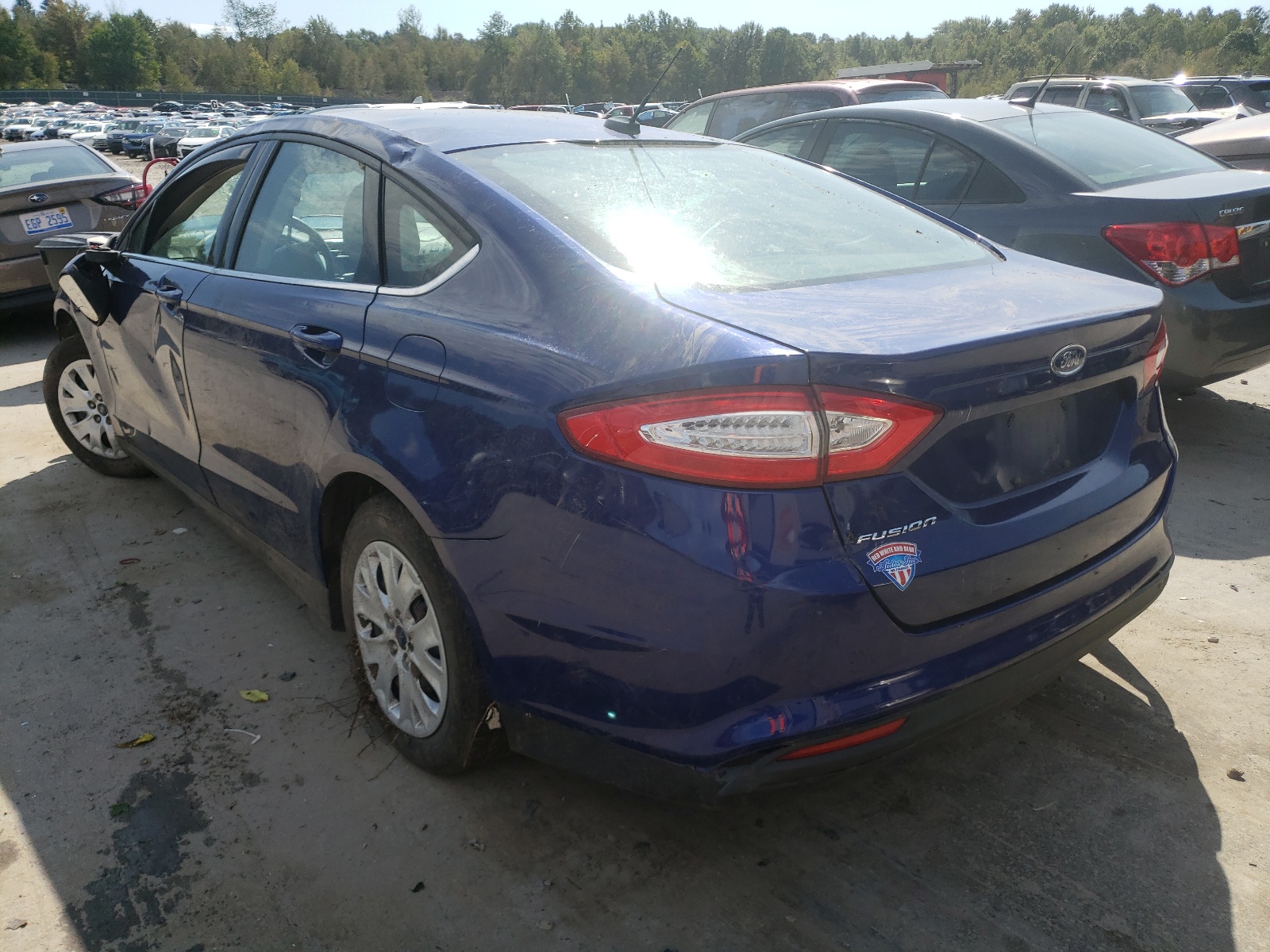 Photo 3 from auction – 2014 FORD FUSION S with VIN 1FA6P0G75E5377190