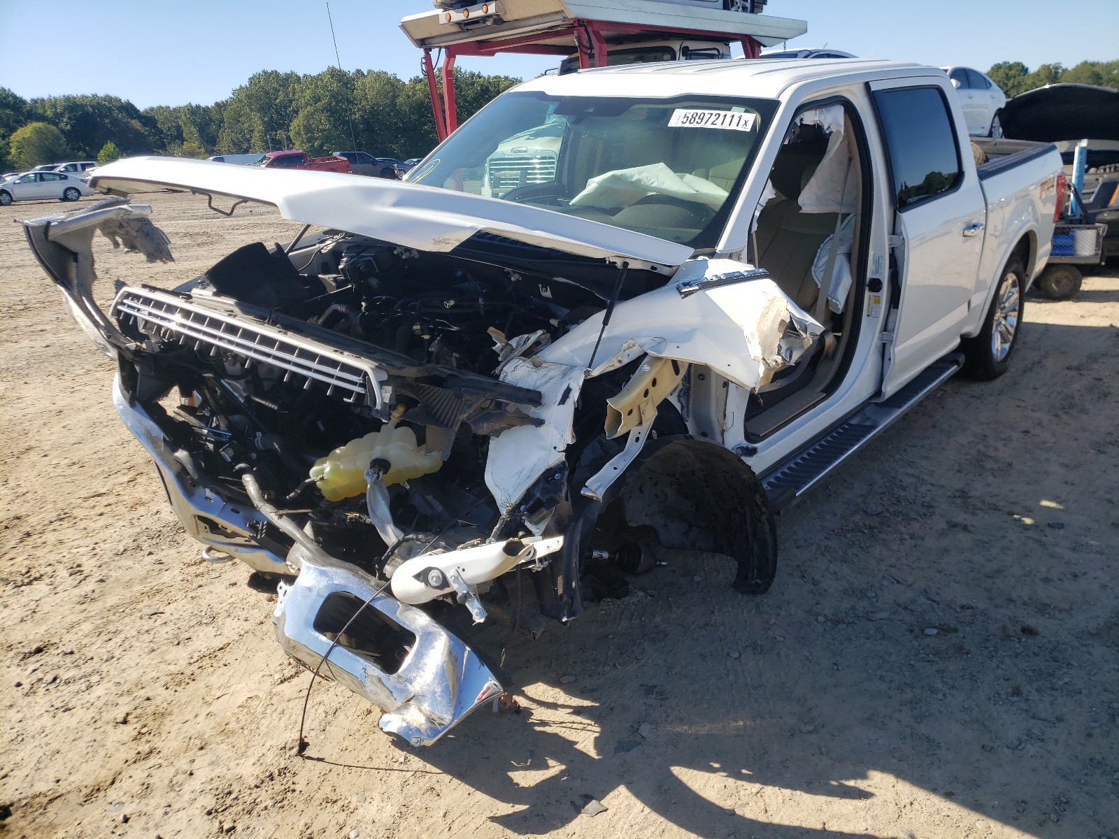 Photo 2 from auction – 2020 FORD F150 SUPER with VIN 1FTEW1E55LKF33212