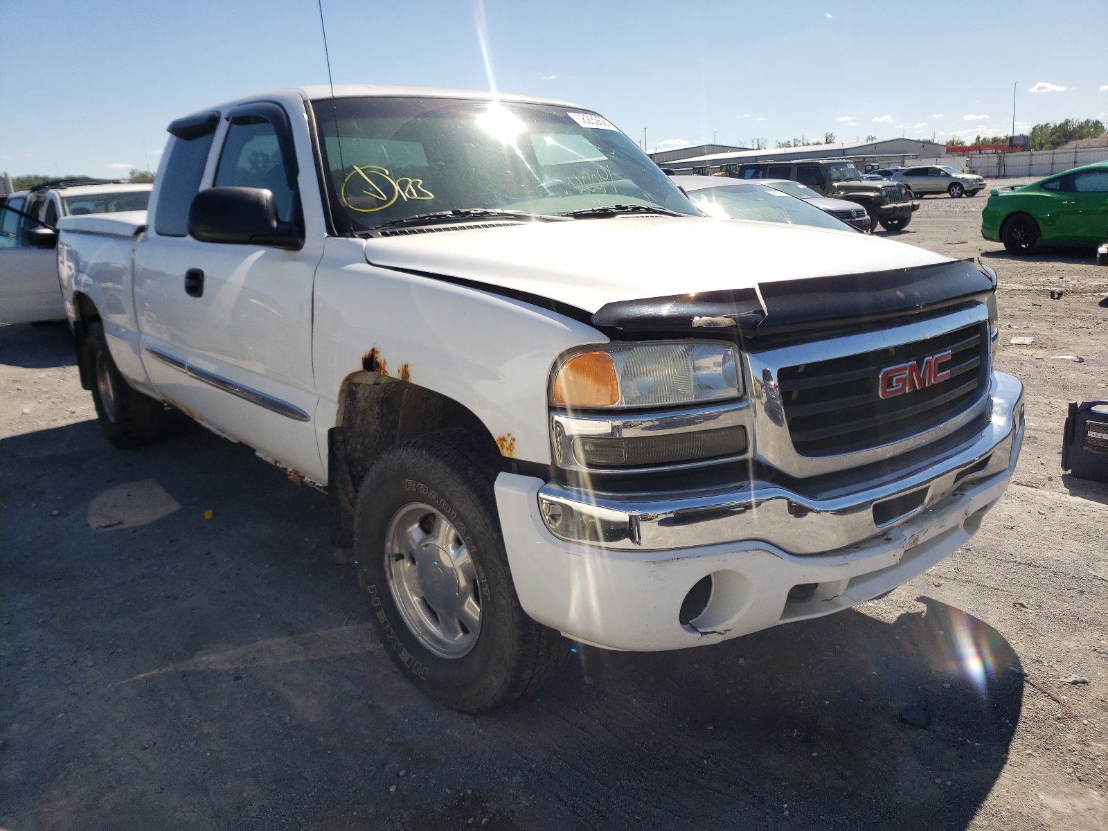 GMC NEW SIERRA 2003 with VIN 1GTEK19T13E380377 - Photo from auction