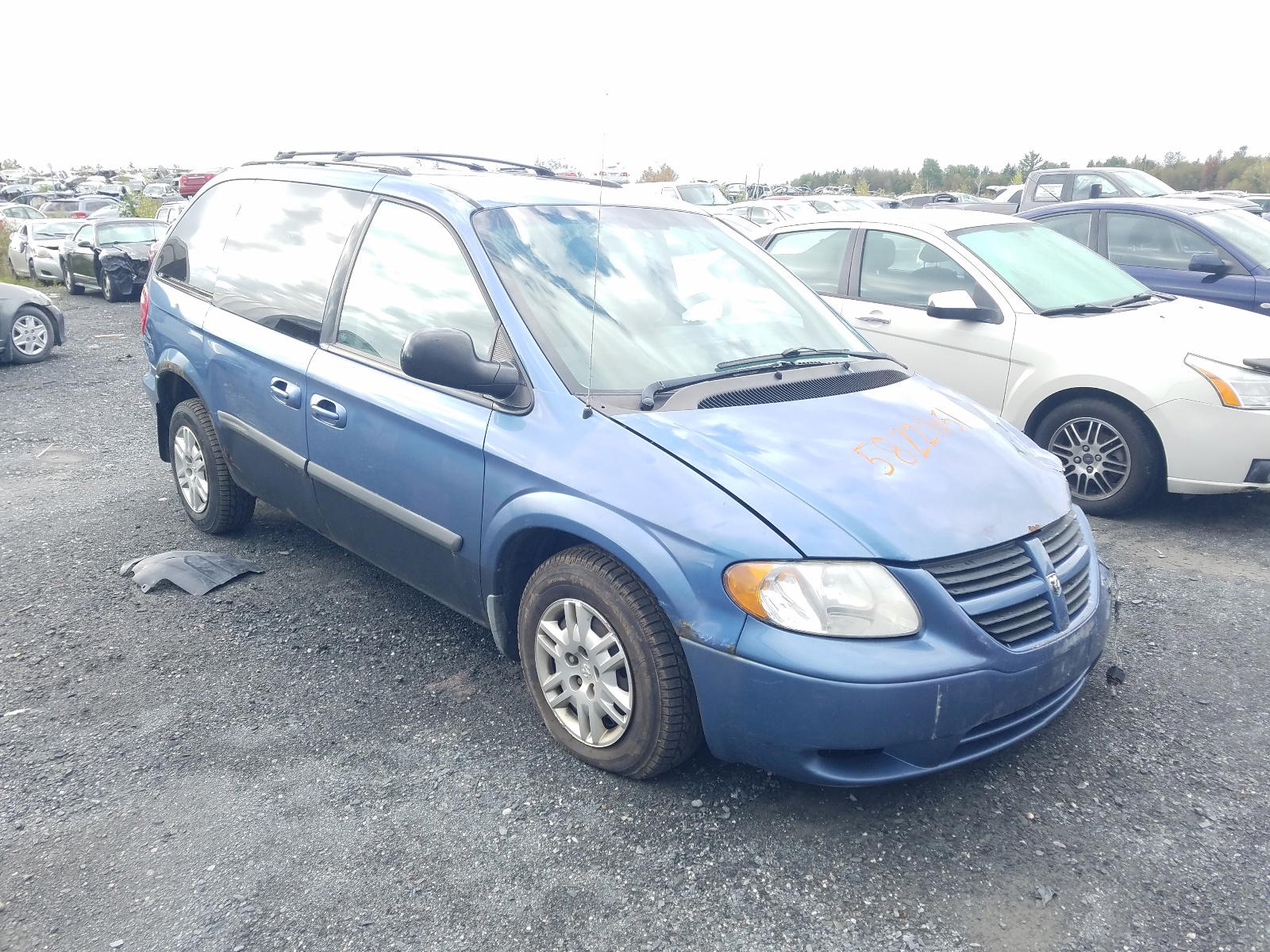 DODGE CARAVAN SE 2007 with VIN 1D4GP25R77B106508 - Photo from auction
