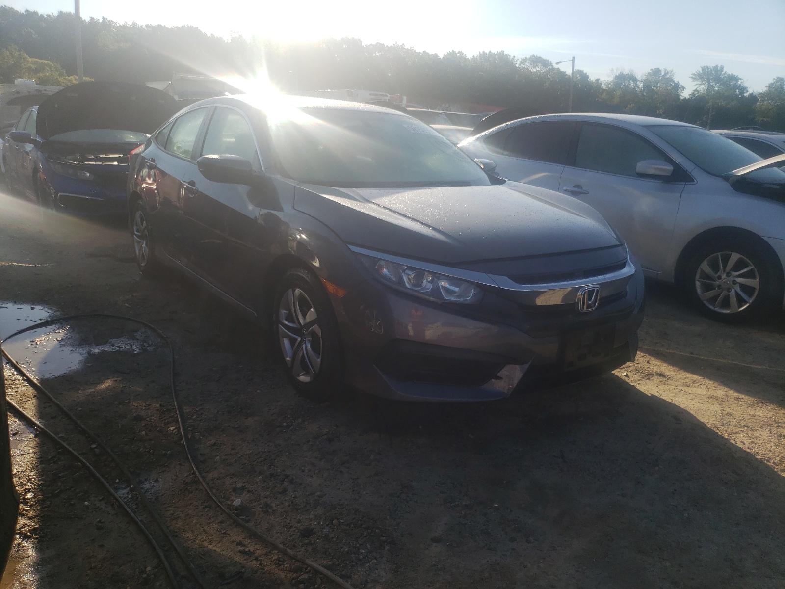 HONDA CIVIC LX 2018 with VIN 2HGFC2F55JH563740 - Photo from auction