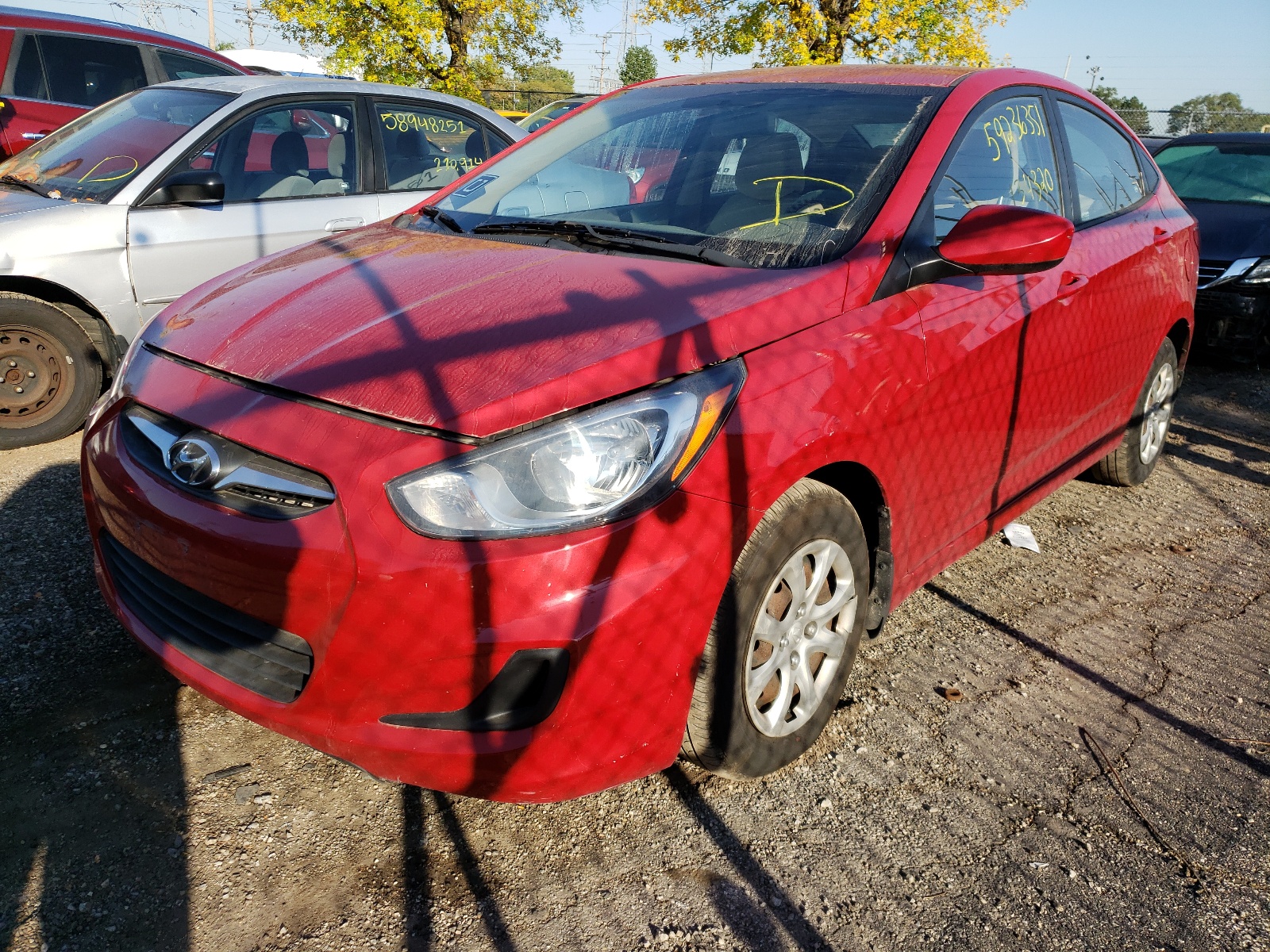Photo 2 from auction – 2012 HYUNDAI ACCENT GLS with VIN KMHCT4AE3CU212552