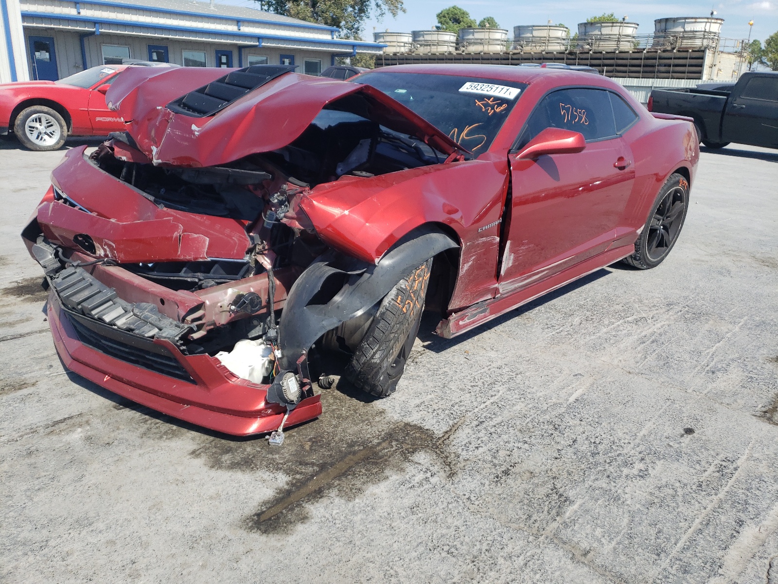 Photo 2 from auction – 2015 CHEVROLET CAMARO 2SS with VIN 2G1FK1EJ9F9223771