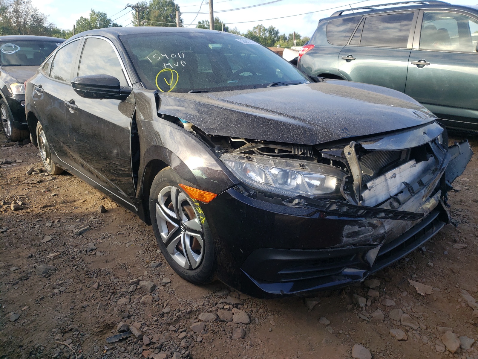 HONDA CIVIC LX 2017 with VIN 19XFC2F53HE226469 - Photo from auction