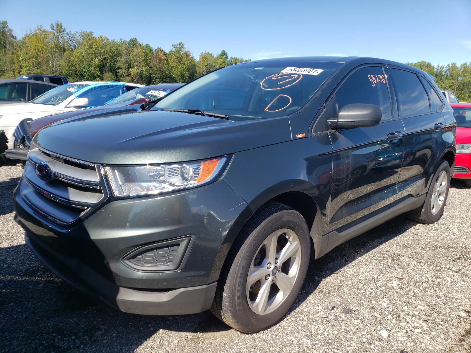 Photo 2 from auction – 2015 FORD EDGE SE with VIN 2FMTK3G99FBC32452