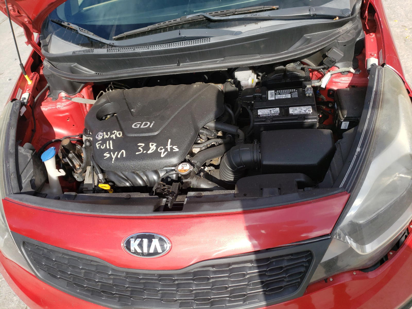 Photo 7 from auction – 2014 KIA RIO LX with VIN KNADM4A32E6386315
