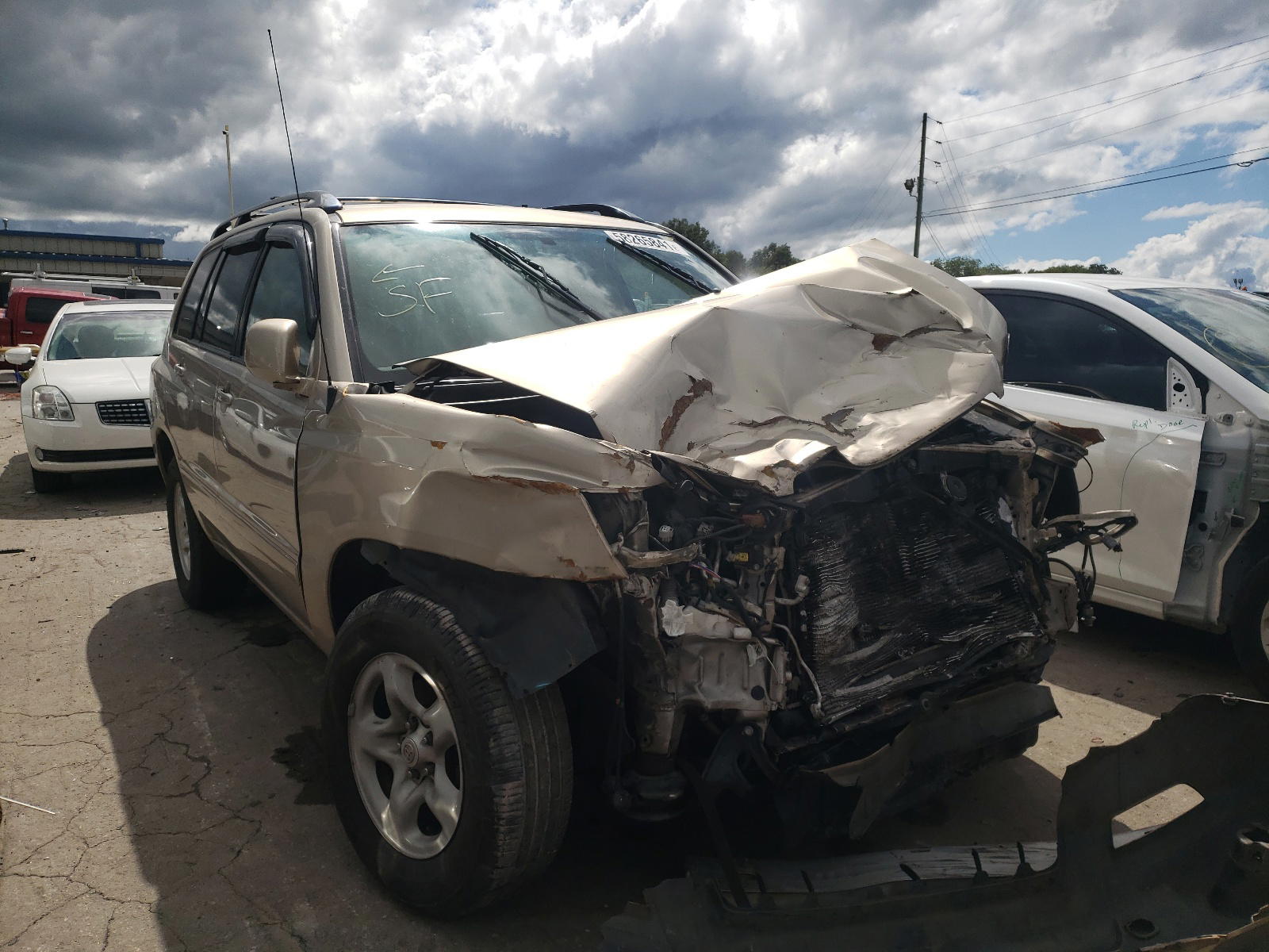TOYOTA HIGHLANDER 2007 with VIN JTEGD21A170157984 - Photo from auction