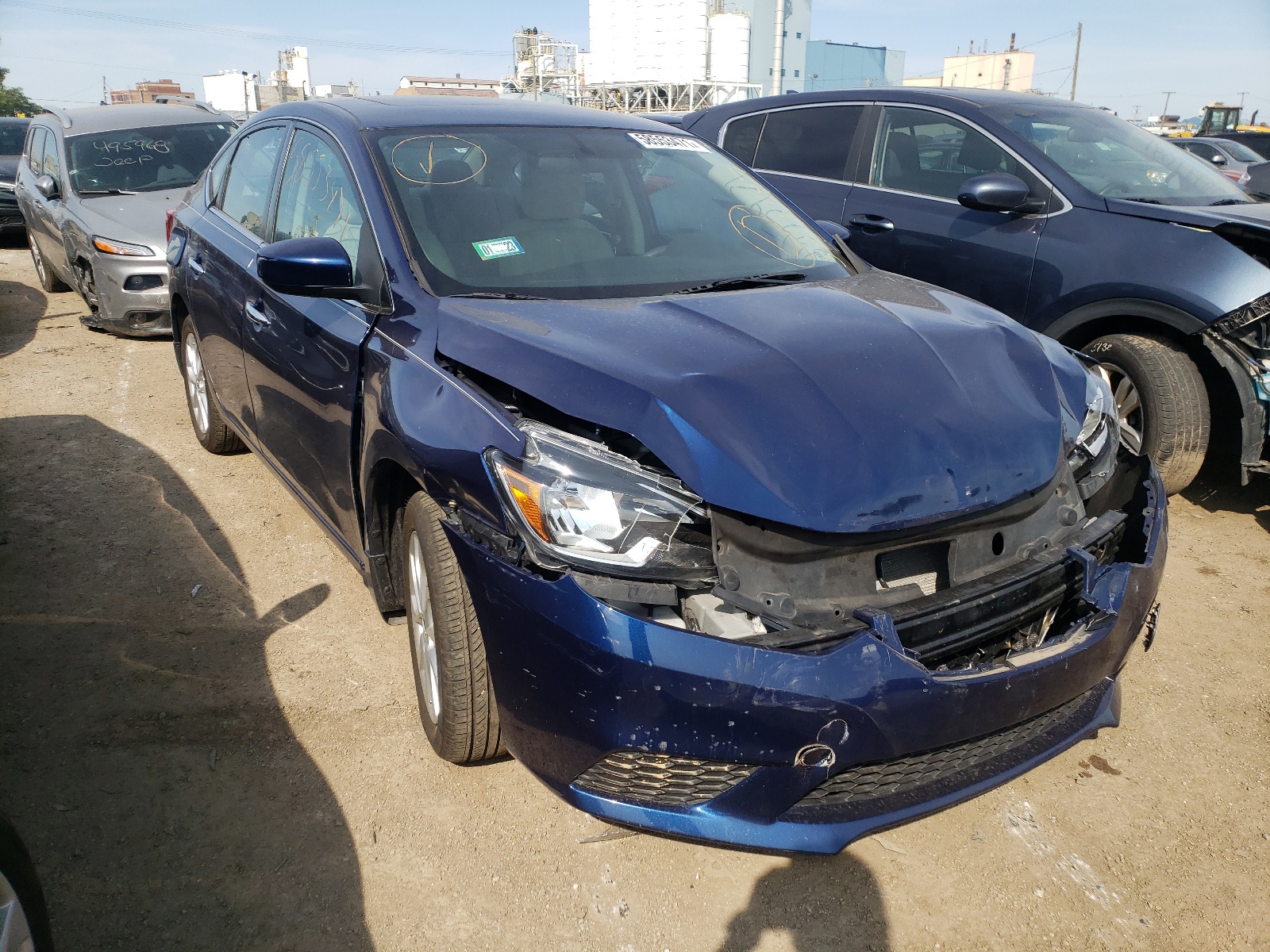 Photo 1 from auction – 2017 NISSAN SENTRA S with VIN 3N1AB7AP5HY329445