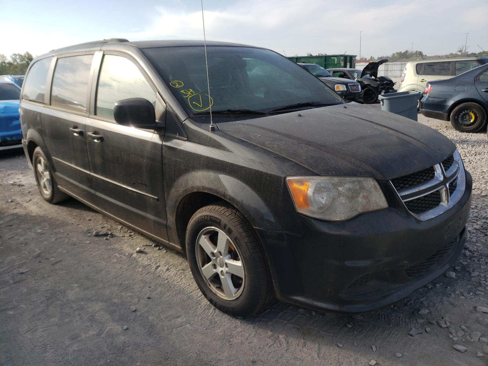 DODGE GRAND CARA 2012 with VIN 2C4RDGCG0CR225154 - Photo from auction