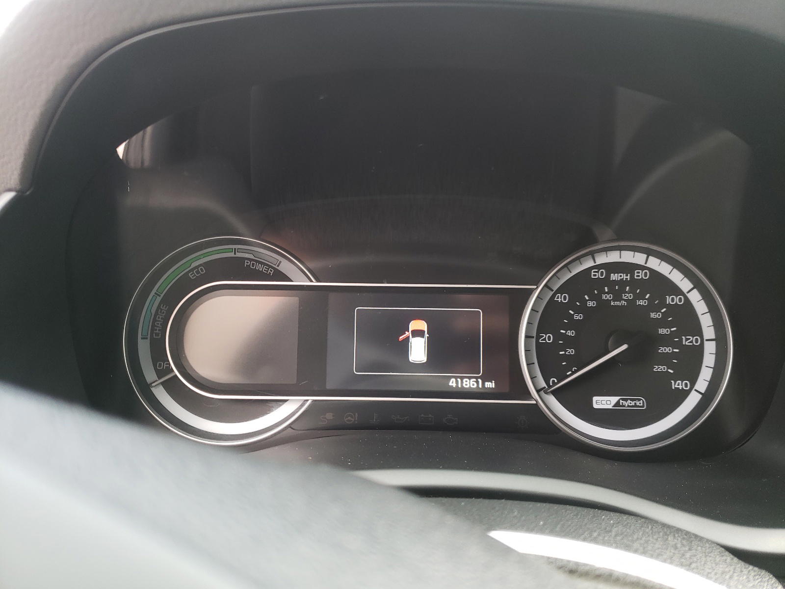 Photo 8 from auction – 2018 KIA NIRO TOURI with VIN KNDCE3LC2J5143316