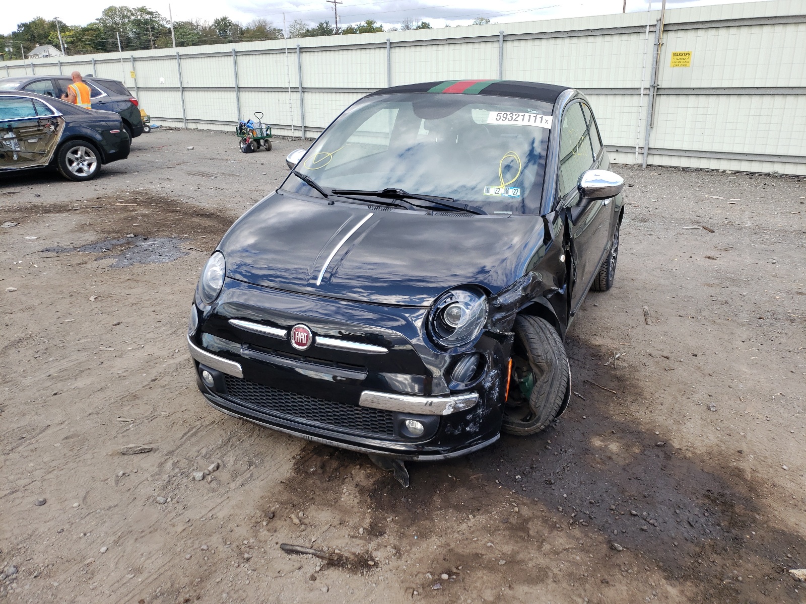 Photo 2 from auction – 2013 FIAT 500 LOUNGE with VIN 3C3CFFER4DT718427