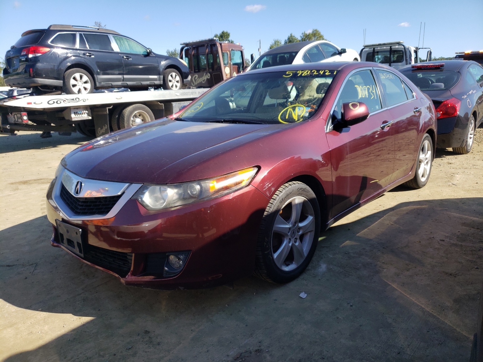 Photo 2 from auction – 2010 ACURA TSX with VIN JH4CU2F6XAC002572