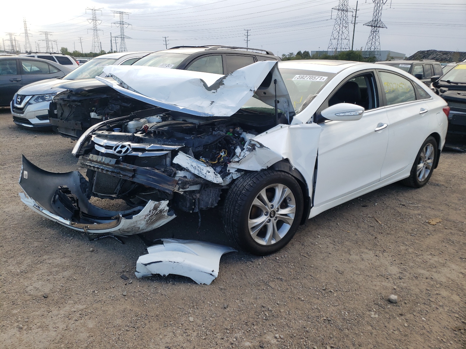 Photo 2 from auction – 2013 HYUNDAI SONATA SE with VIN 5NPEC4AC7DH572771