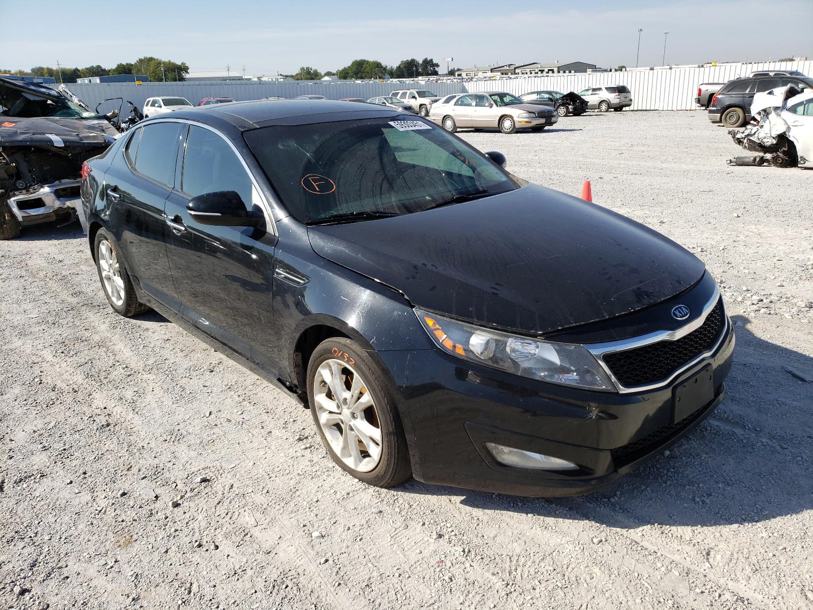 KIA OPTIMA EX 2012 with VIN 5XXGN4A71CG085114 - Photo from auction
