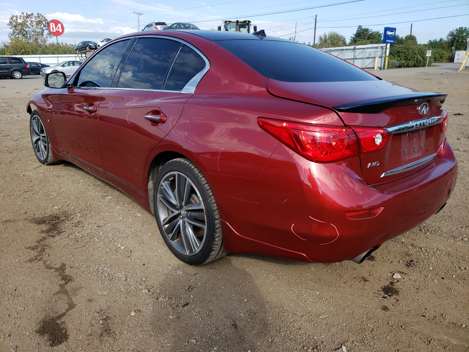 Photo 3 from auction – 2015 INFINITI Q50 BASE with VIN JN1BV7AR5FM403511