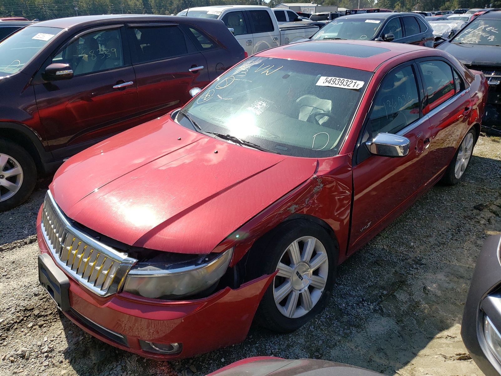 Photo 2 from auction – 2009 LINCOLN MKZ with VIN 3LNHM26T59R617133
