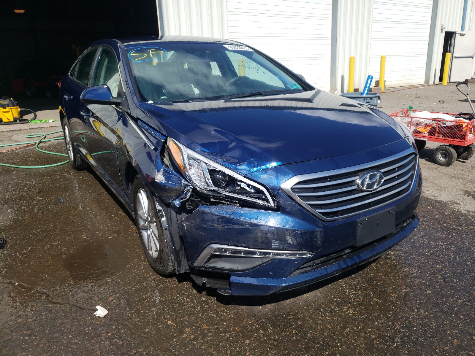 HYUNDAI SONATA SE 2015 with VIN 5NPE24AF4FH224491 - Photo from auction