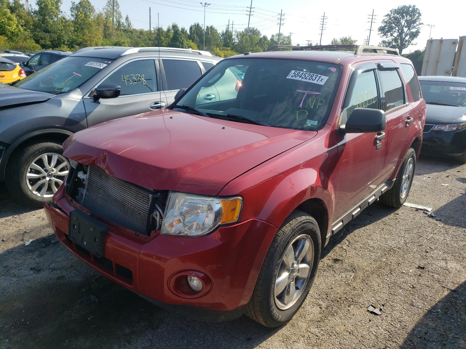Photo 2 from auction – 2011 FORD ESCAPE XLT with VIN 1FMCU0D73BKA21775