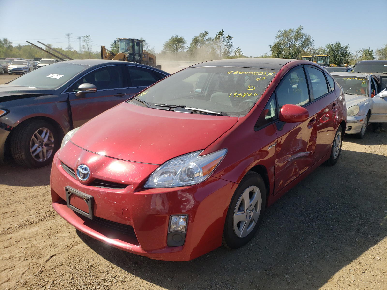 Photo 2 from auction – 2010 TOYOTA PRIUS with VIN JTDKN3DU5A0195426