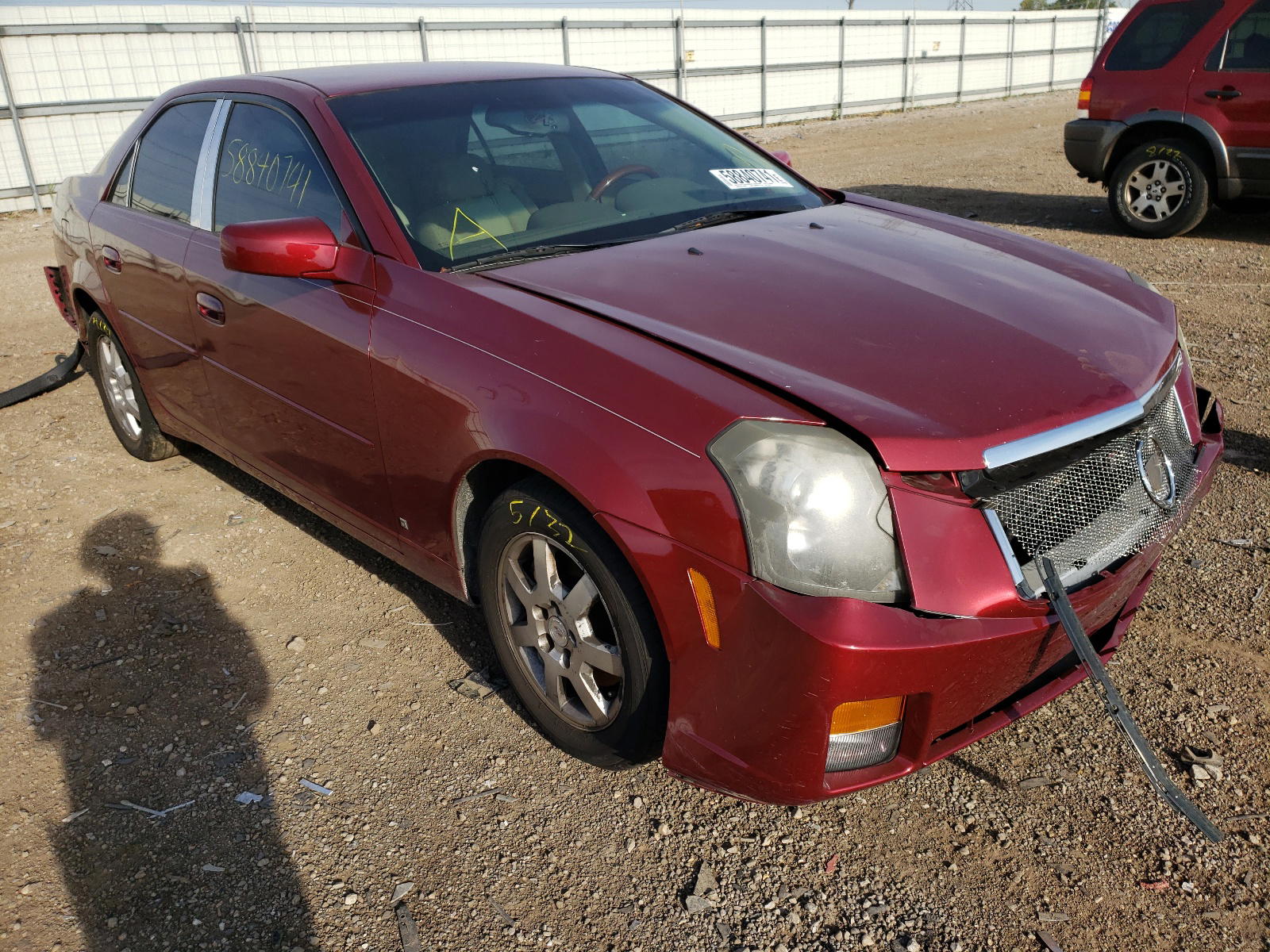 CADILLAC CTS 2007 with VIN 1G6DM57T770113735 - Photo from auction